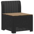 vidaXL 5-miestna záhradná pohovka s vankúšmi vzhľad ratanu PP
