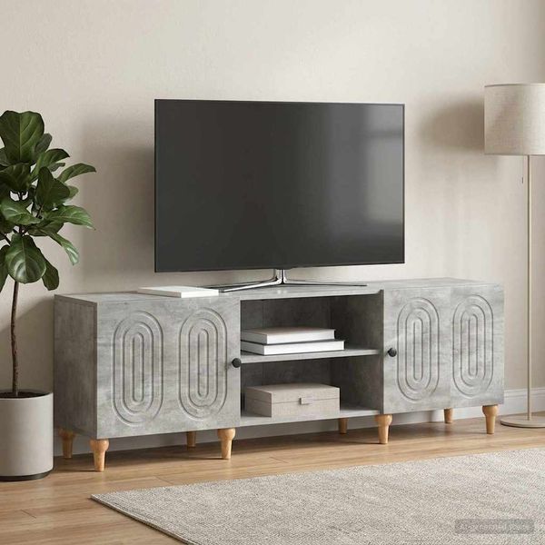 vidaXL TV skrinka Betónovo sivá 150 x 31 x 50 cm Kompozitné drevo