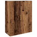 vidaXL Highboard Staré drevo 69,5 x 34 x 180 cm Kompozitné drevo