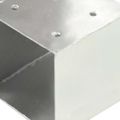 vidaXL Trámové spojky 4 ks v tvare T 101x101 mm pozinkovaný kov