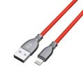 Forever Tornado kábel USB - Lightning 1,0 m 3A červená