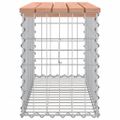 vidaXL Záhradná lavica gabiónový dizajn 83x31,5x42 cm masívny douglas