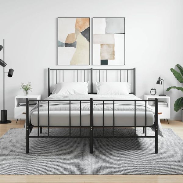 vidaXL Nočné stolíky 2 ks lesklé biele 40x35x47,5 cm kompozitné drevo