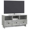 vidaXL TV skrinka Betónovo sivá 102 x 34,5 x 50 cm Kompozitné drevo