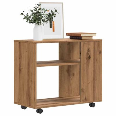 vidaXL Príručný stolík dub artisan 70x35x55 cm spracované drevo