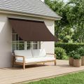 vidaXL Markíza Hnedá 300 x 150 cm 180 g / m² polyester s PU povrchom