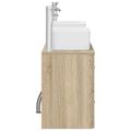 vidaXL Set kabinetov do kúpeľne 3 ks Dub sonoma 53 x 34,5 x 63 cm
