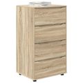 vidaXL Úložné skrine 60 x 48 x 105 cm Kompozitné drevo Sonoma dub