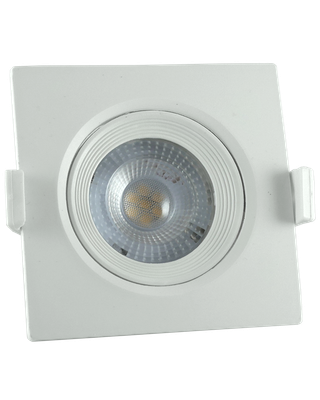 Bodové LED svetlo 7W - štvorcové TR 417 / 9512 Biela TRIXLINE