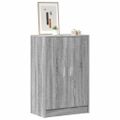 vidaXL Botník sivý dub sonoma 60x35x92 cm spracované drevo