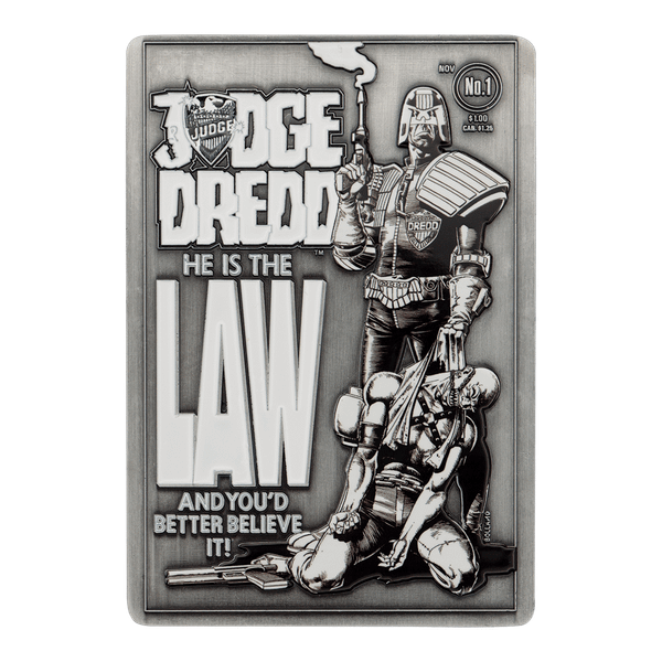 Zberateľský ingot Sudca Dredd - He is the Law