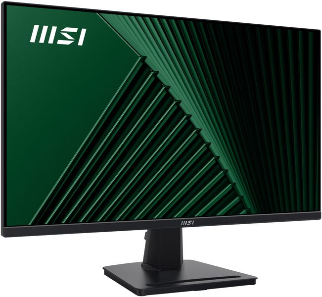 MSI PRO MP245G/ 24"/ 1920x1080/ IPS/ 4ms/ 100Hz/ 300cd/m2/ 1300:1/ HDMI/ DP/ VESA/ černý Monitor, 23,8" IPS, Full HD 1920 × 1080 px, 100 Hz, 1 ms, HDMI, DisplayPort, VGA, reproduktory, cerný