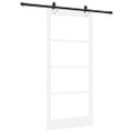 vidaXL Posuvné dvere ORKDAL 93 x 202 cm Biela a čierna