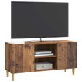 vidaXL TV skrinka 102 x 34,5 x 50 cm Staré drevo Kompozitné drevo