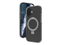 Zadný kryt pre mobilný telefón - stojan - kompatibilita s MagSafe - D3O, plast - priesvitná - pre Apple iPhone 17