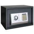 vidaXL Digitálny trezor so zámkom Tmavo šedá 35 x 25 x 25 cm Oceľ
