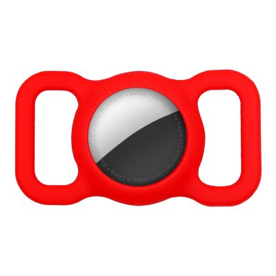 Púzdro na airtag na obojok/opasok/podväzky červené