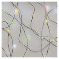 LED vianočný nano reťaz, 1,9 m, 2x AA, vnútorný, multicolor, časovač