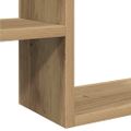 vidaXL Nástenné poličky v tvare kocky 2 ks 50x15x50cm kompozitné drevo