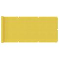 vidaXL Balkónová markíza žltá 75x300 cm HDPE