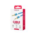 Forever audio kábel jack 3,5 mm - jack 3,5 mm 1,0 m modrý