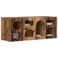 vidaXL TV skrinka ELST 100 x 35 x 40 cm Staré drevo Kompozitné drevo