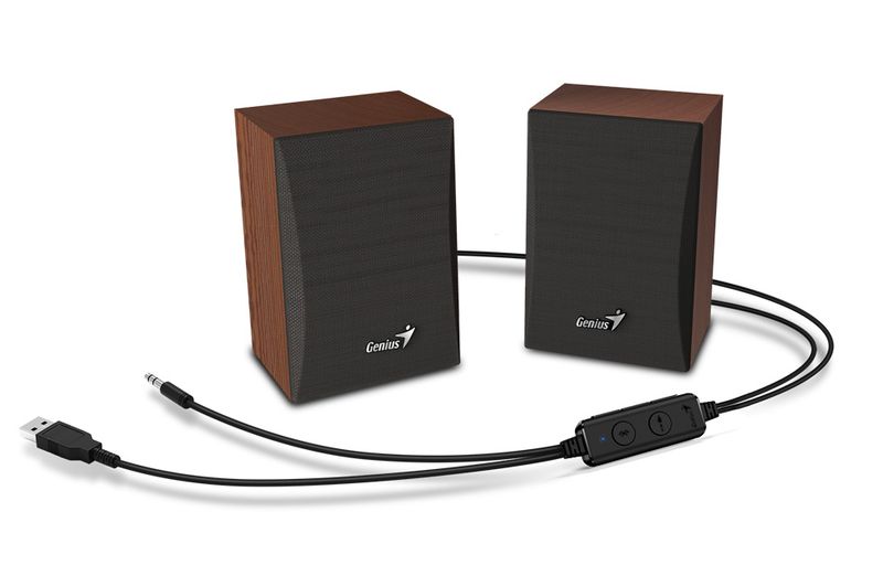 Genius SP-HF380/Stereo/3W/Hnedá