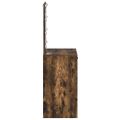 vidaXL Toaletný stolík Dymová dub 50 x 41 x 135 cm Kompozitné drevo