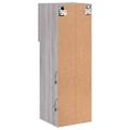 vidaXL TV skrinka s LED svetlami sivá sonoma 30,5x30x90 cm