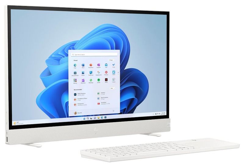 HP Envy/24-cs0001nc/23,8"/QHD/T/i5-1335U/16GB/1TB SSD/Intel UHD/W11H/White/2R All-in-one počítač, 23,8" dotykový QHD IPS, i5-1335U, 16GB DDR5, 1TB SSD, Intel Iris Xe G7, W11H, bílý + bezdrátová klávesnice s