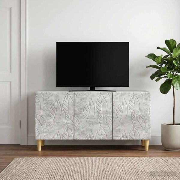 vidaXL TV skrinka 99 x 34,5 x 50 cm Betónovo sivá Kompozitné drevo