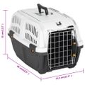 vidaXL Nosič pre domáce zvieratá s dvierkami 48x31,5x31cm polypropylén