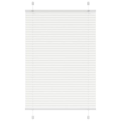 vidaXL plisovaná roleta biela 90x150 cm šírka látky 89,4 cm