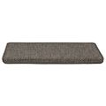 vidaXL Nášľapy na schody vzhľad sisal 15 ks 65x21x4 cm sivé a béžové