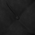 vidaXL Poduška na chrbát Čierna 160 x 50 cm Kordúrová tkanina