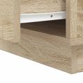 vidaXL Nočný stolík Sonoma dub 39 x 34,5 x 50 cm Kompozitné drevo