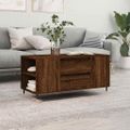 vidaXL Konferenčný stolík hnedý dub 102x44,5x50 cm kompozitné drevo