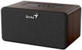 GENIUS repro SP-918BT/ Bluetooth 5.3/ 6W/ dobíjecí USB-C/ barva tmavé dřevo Reproduktor, bezdrátový, 6W RMS, Bluetooth 5.3, 2× 2" menic, AUX vstup, USB-C, prenosný, barva tmavé drevo