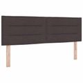 vidaXL Posteľ boxspring s matracom Tmavohnedá 140 x 190 cm Látka