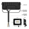 LED reflektor SIMPO 10 W neutrálna biela