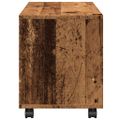 vidaXL Skrinka na kolieskach staré drevo 72x33x42,5cm kompozitné drevo