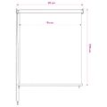 vidaXL Vonkajšia zatemňovacia roleta biela 85 (Š) x 230 (V) cm HDPE