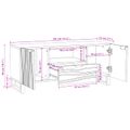 vidaXL TV jednotky 105 x 33 x 46 cm Orech Kompozitné drevo