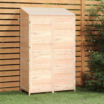 vidaXL Záhradná kôlňa 102x52x174,5 cm masívne jedľové drevo