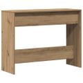 vidaXL Konzolový stolík dub artisan 100x35x76,5 cm kompozitné drevo