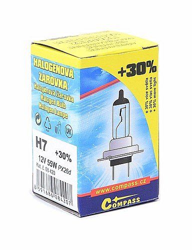 Žiarovka 12V H7 55W PX26d box FLASH +30%