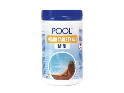 Multifunkčné tablety pre chlórovú dezinfekciu bazénovej vody LAGUNA 4v1 Pool Kombi Mini 1kg