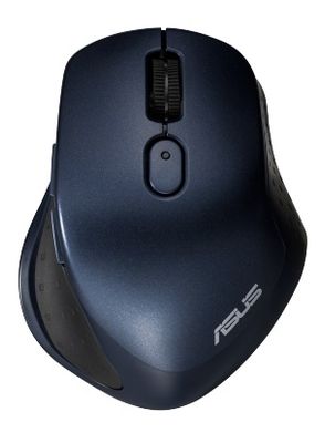 ASUS MW203 Multi-Device Wireless Silent Mouse/Ergonomická/Optická/Pre pravákov/2 400 DPI/USB+BT/Modrá