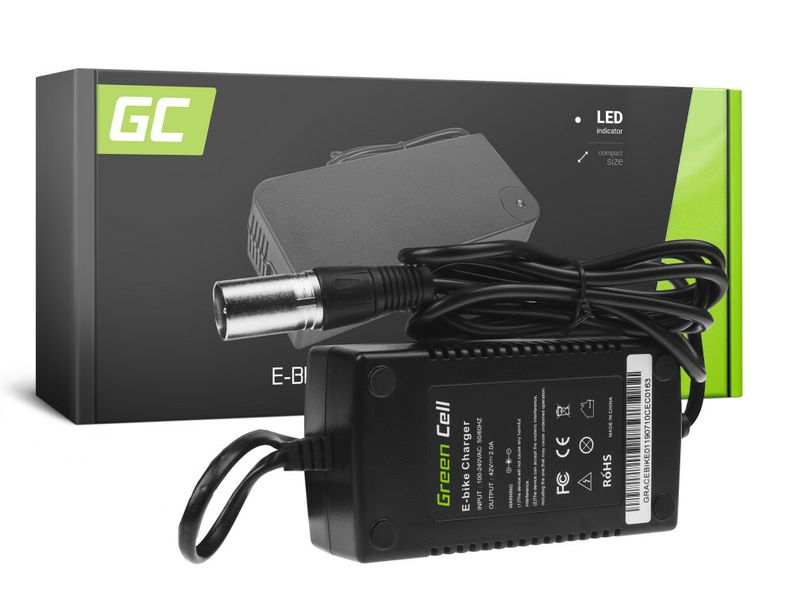 Green Cell ACEBIKE01 nabíjačka pre elektrobicykle 36V 2A