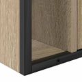 vidaXL Zrkadlová skrinka Sonoma dub 60 x 16 x 60 cm Kompozitné drevo